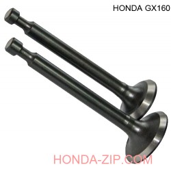 Клапан двигателя HONDA GX160, HONDA GX200 комплект IN, EX 14721-ZF1-000