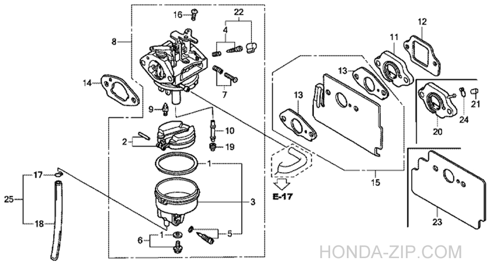 Двигатель на мотоблок Honda GC